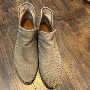 Lucky Brand Leather Booties Sz 9.5